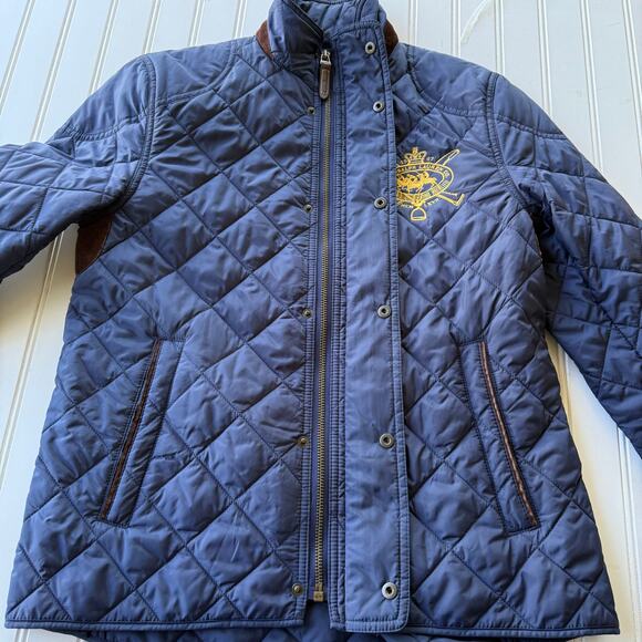 Ralph Lauren Sport Navy Blue Crested lite jacket size S Women’s - Picture 8 of 12